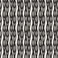 Vector seamless pattern with linear geometric texture.Modern stylish texture Royalty Free Stock Photo